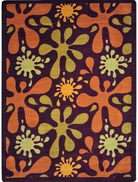 Joy Carpets Kid Essentials Splat Burgundy